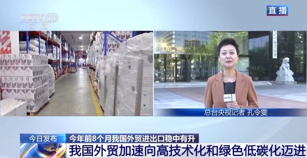 大咖配资 前8个月我国外贸进出口有哪些特点和亮点？一组数据带你看